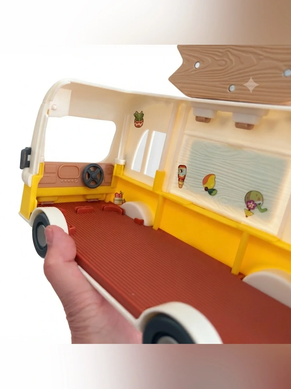 Bluey Juice Truck Camper Van Transforming Toy -No characters included